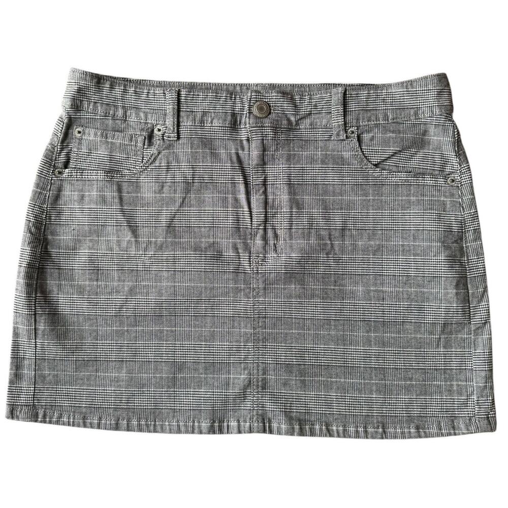 American Eagle High Rise Mini Stretch Skirts Plai… - image 3
